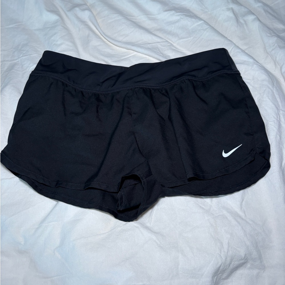 Nike Women's Athletic Black Shorts 90s low rise micro short